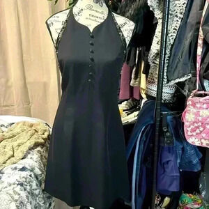 RARE Badgley Mischka couture halter dress